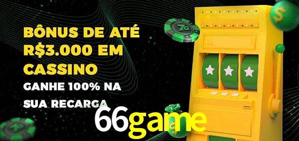 66game melhor bônus de depósito