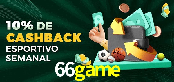 10% de bônus de cashback na 66game